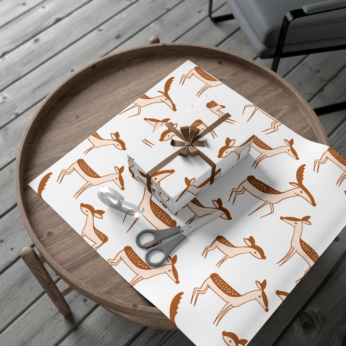 Reindeer gift wrap