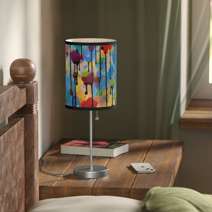 Paint drip lamp