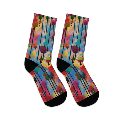 Paint Drip Socks! Eco-friendly