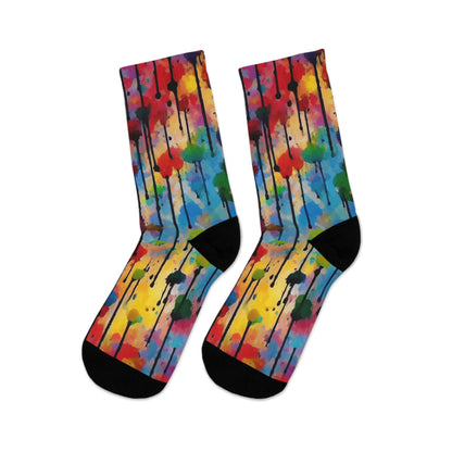 Paint Drip Socks! Eco-friendly