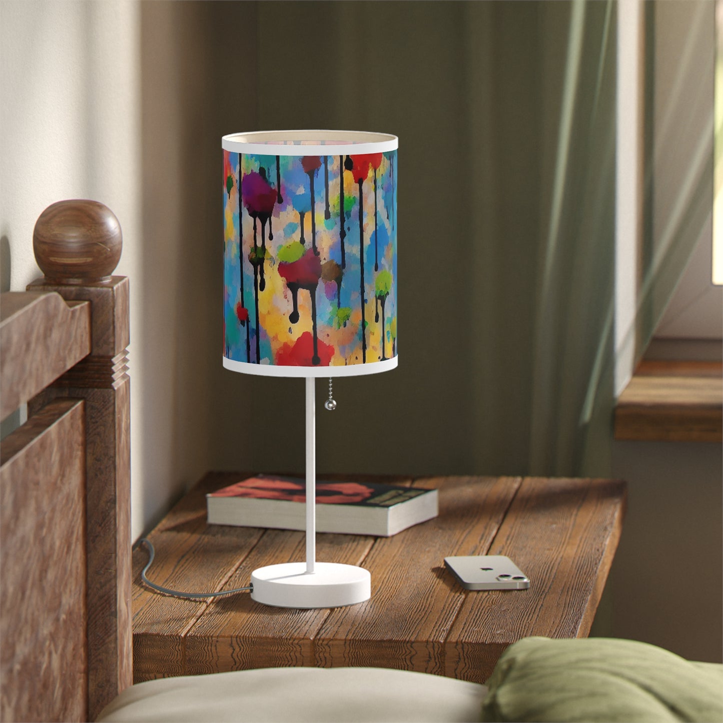 Paint drip lamp