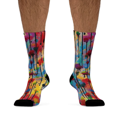 Paint Drip Socks! Eco-friendly