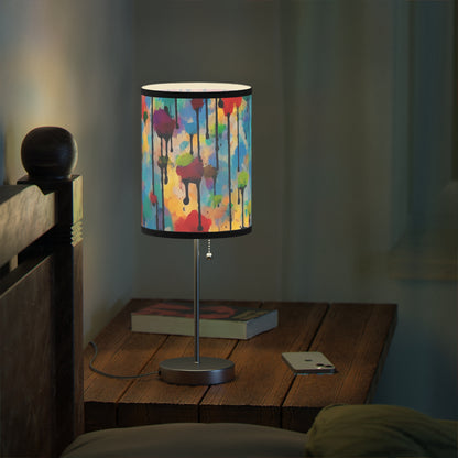 Paint drip lamp