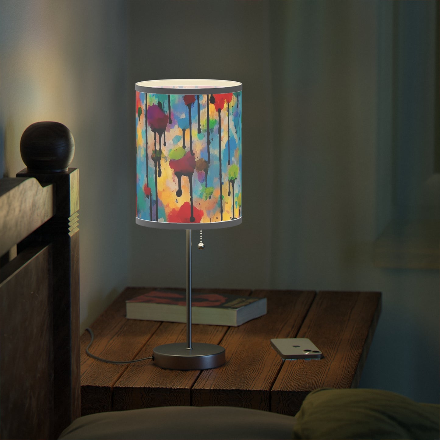 Paint drip lamp