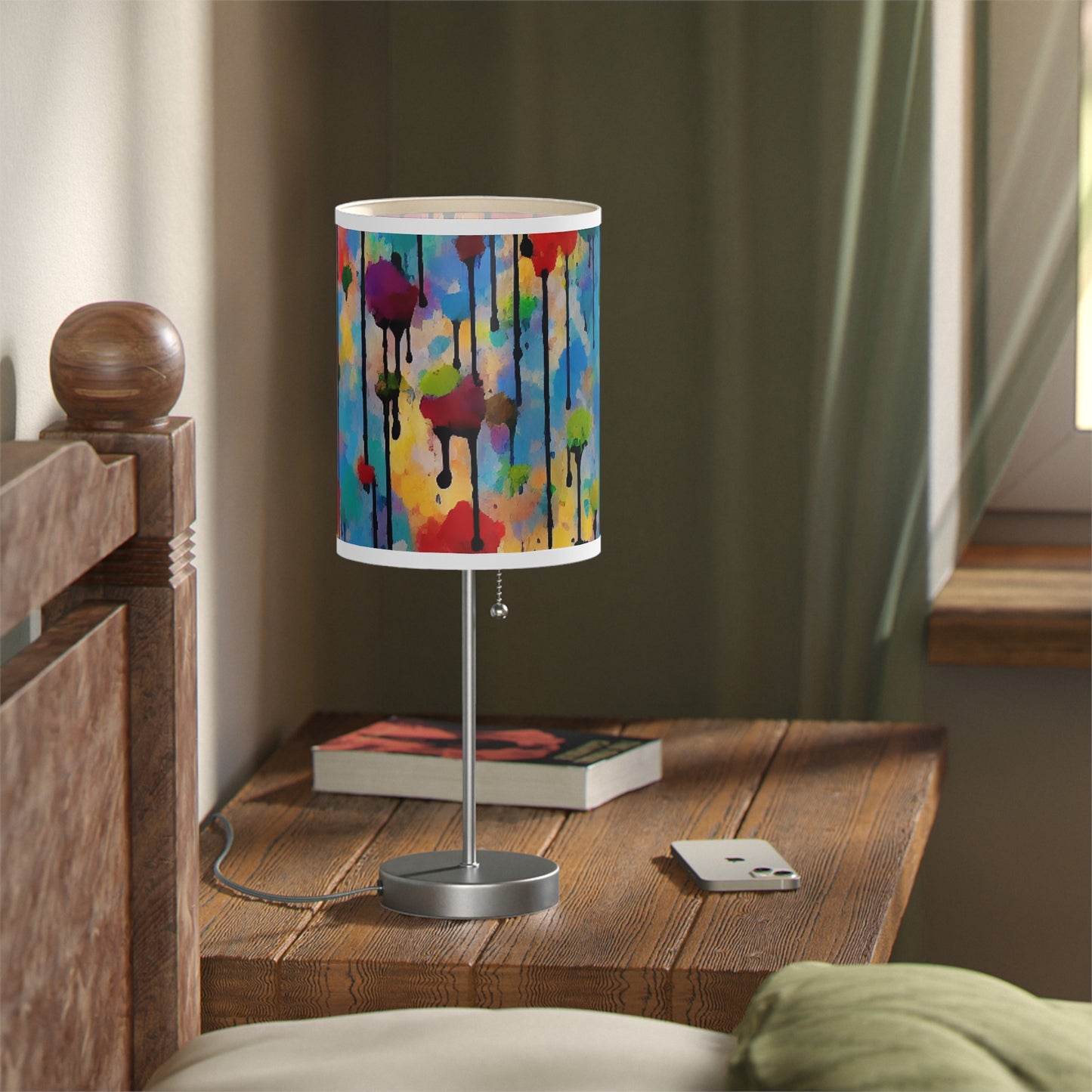 Paint drip lamp