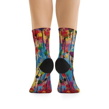 Paint Drip Socks! Eco-friendly