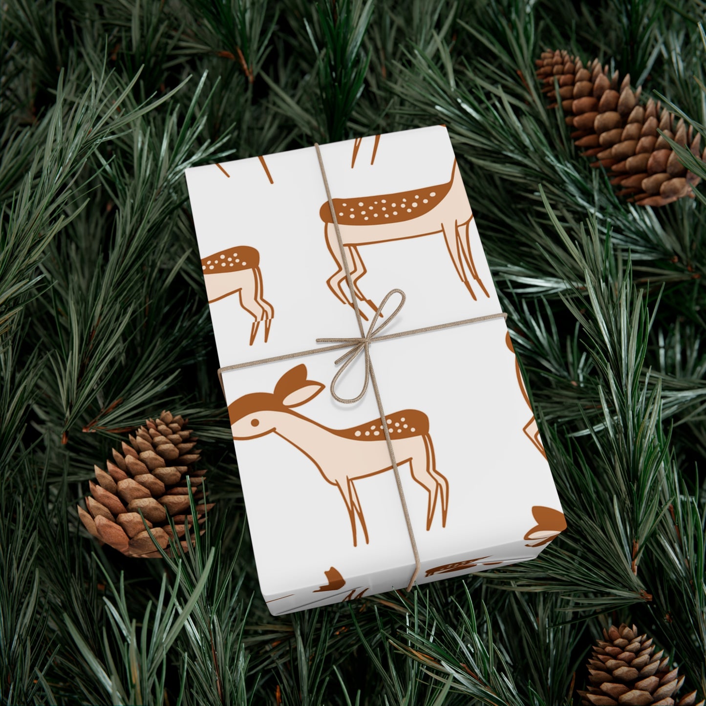 Reindeer gift wrap