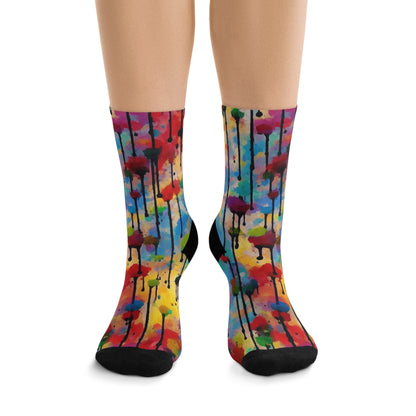 Paint Drip Socks! Eco-friendly