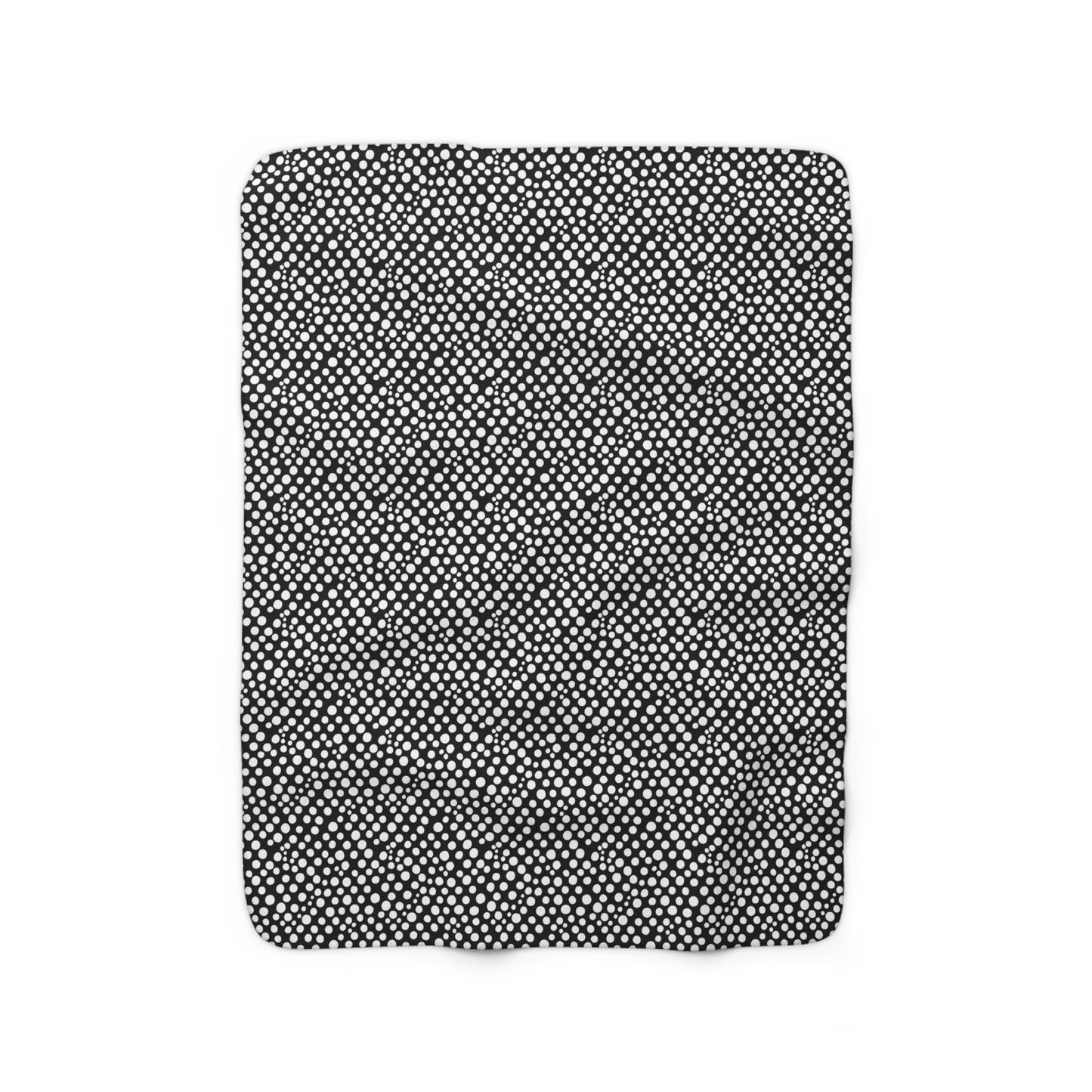 Black dotted Fleece Blanket