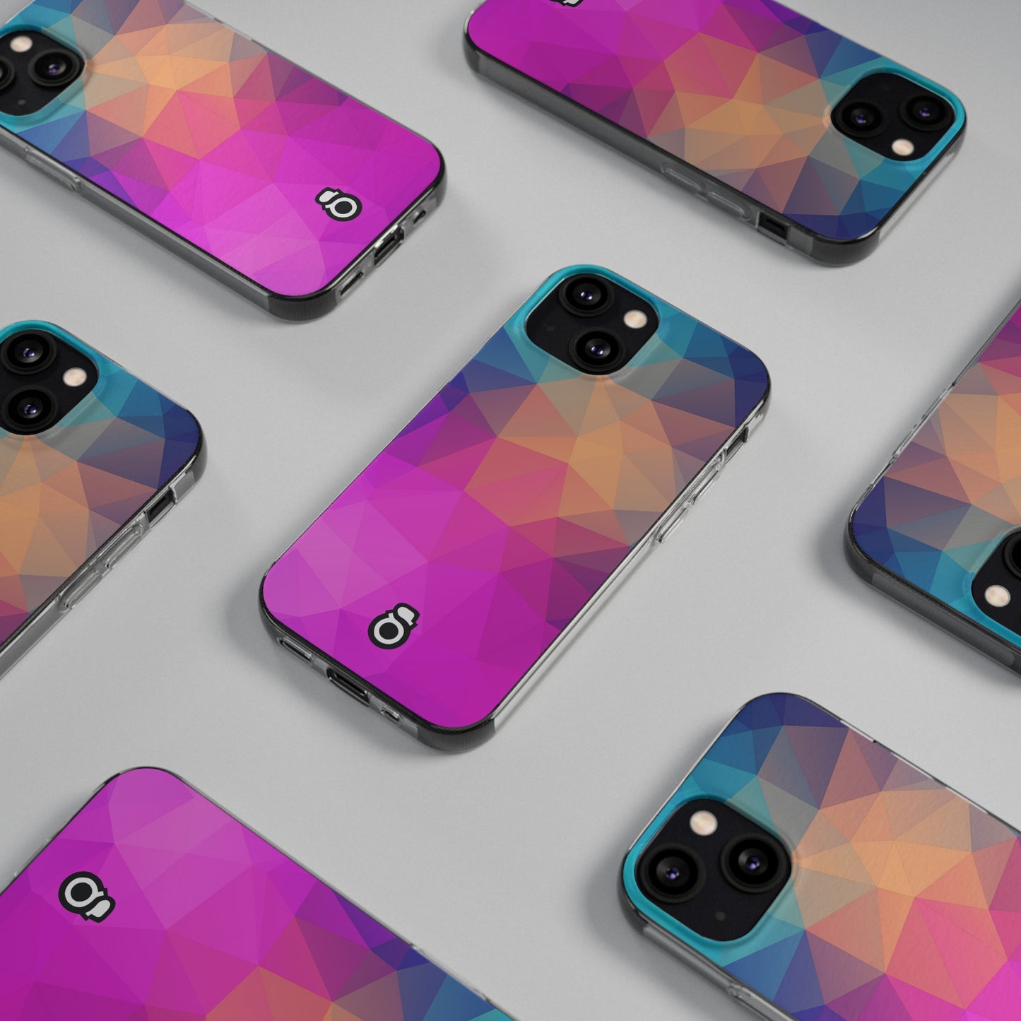 I Phone Geometric Soft Cases