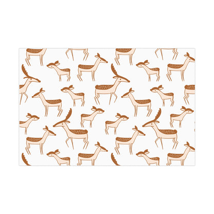 Reindeer gift wrap