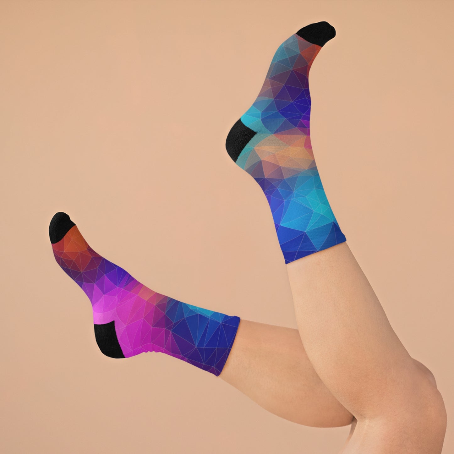 Colorful Geometric socks