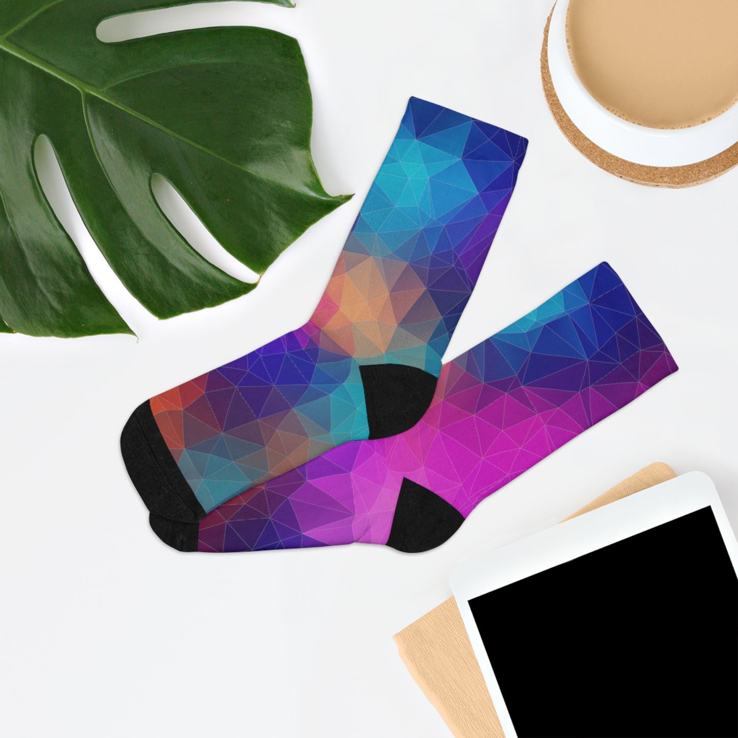 Colorful Geometric socks